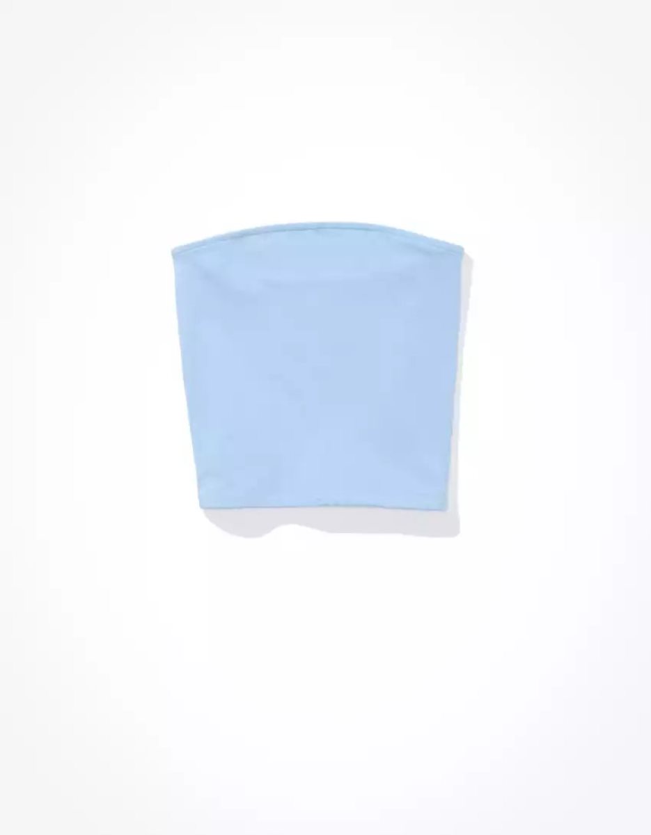 Debardeur American Eagle AE Jersey Tube Bleu Femme | TDP-98463576